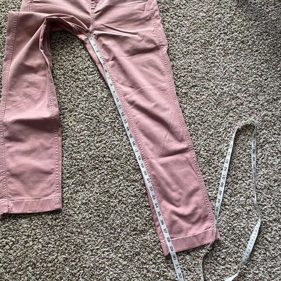 J. Crew Slim Broken-In Boyfriend Pink High Rise Jeans Women's Size 26 Tall - Picture 9 of 10